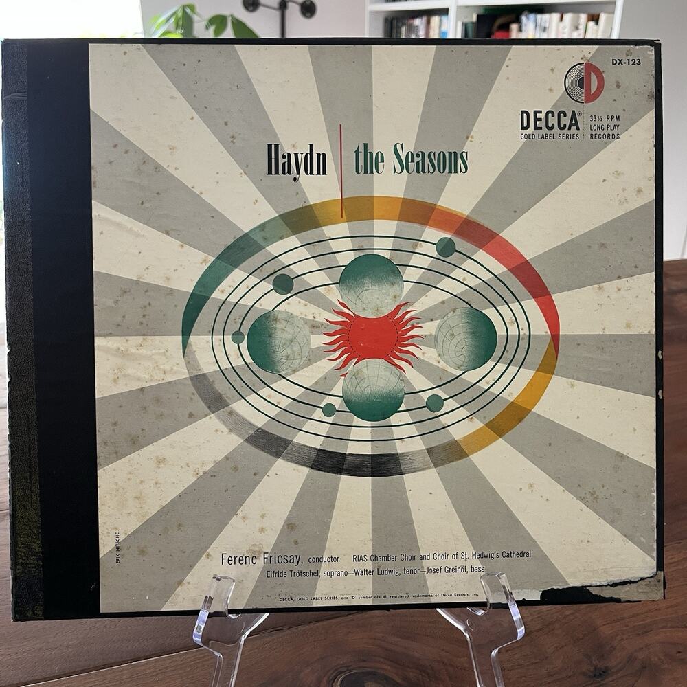 Haydn The Seasons 3xLP Box Set 1953 Decca DX-123